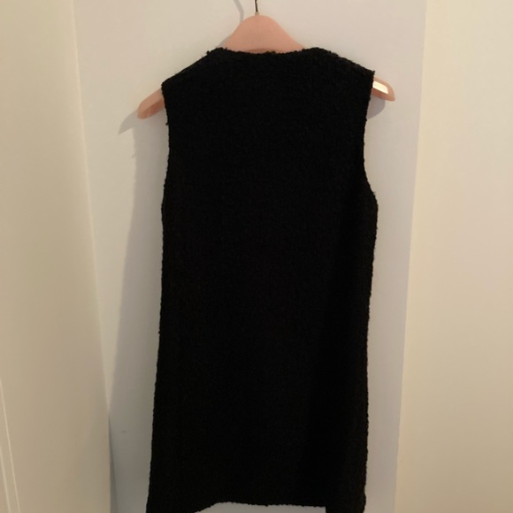 Sanctuary Long Black Vest with Zipper - Picture 3 of 6